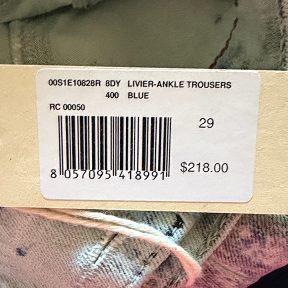 Diesel Blue Acid Wash Women's Skinny Jeans - Picture 7 of 7